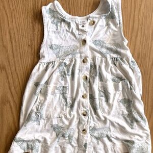 Kate Quinn Highland Cow Print Dress 12-18M